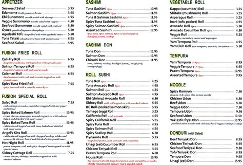 green wasabi menu